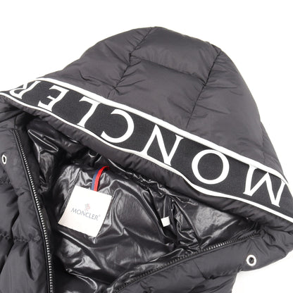 CARDAMINE フード付き ダウンベスト ブラック モンクレール アウター MONCLER