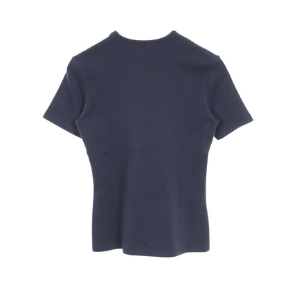 トリオンフ刺繍 半袖Tシャツ コットン ネイビー セリーヌ