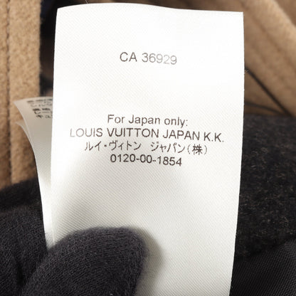裏地モノグラム ラップスカート ウール シルク ベージュ ルイヴィトン ボトムス LOUIS VUITTON