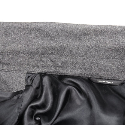セリエボタン シャツジャケット ダウンジャケット カシミヤ ダークグレー エルメス