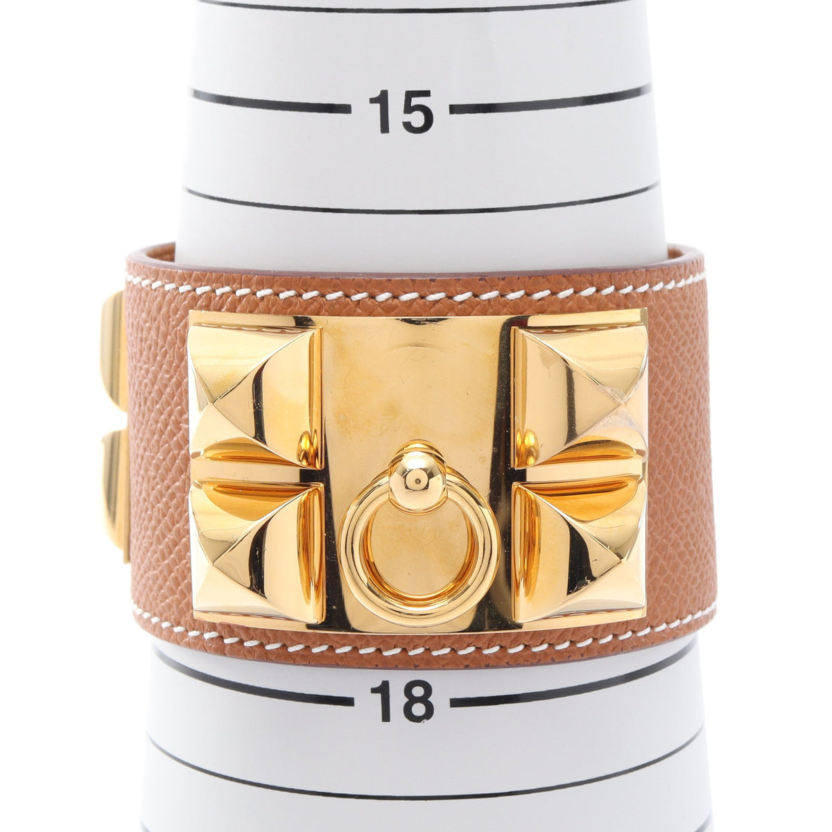 U刻印 コリエドシアン ブレスレット ヴォーエプソン GP ライトブラウン ゴールド エルメス