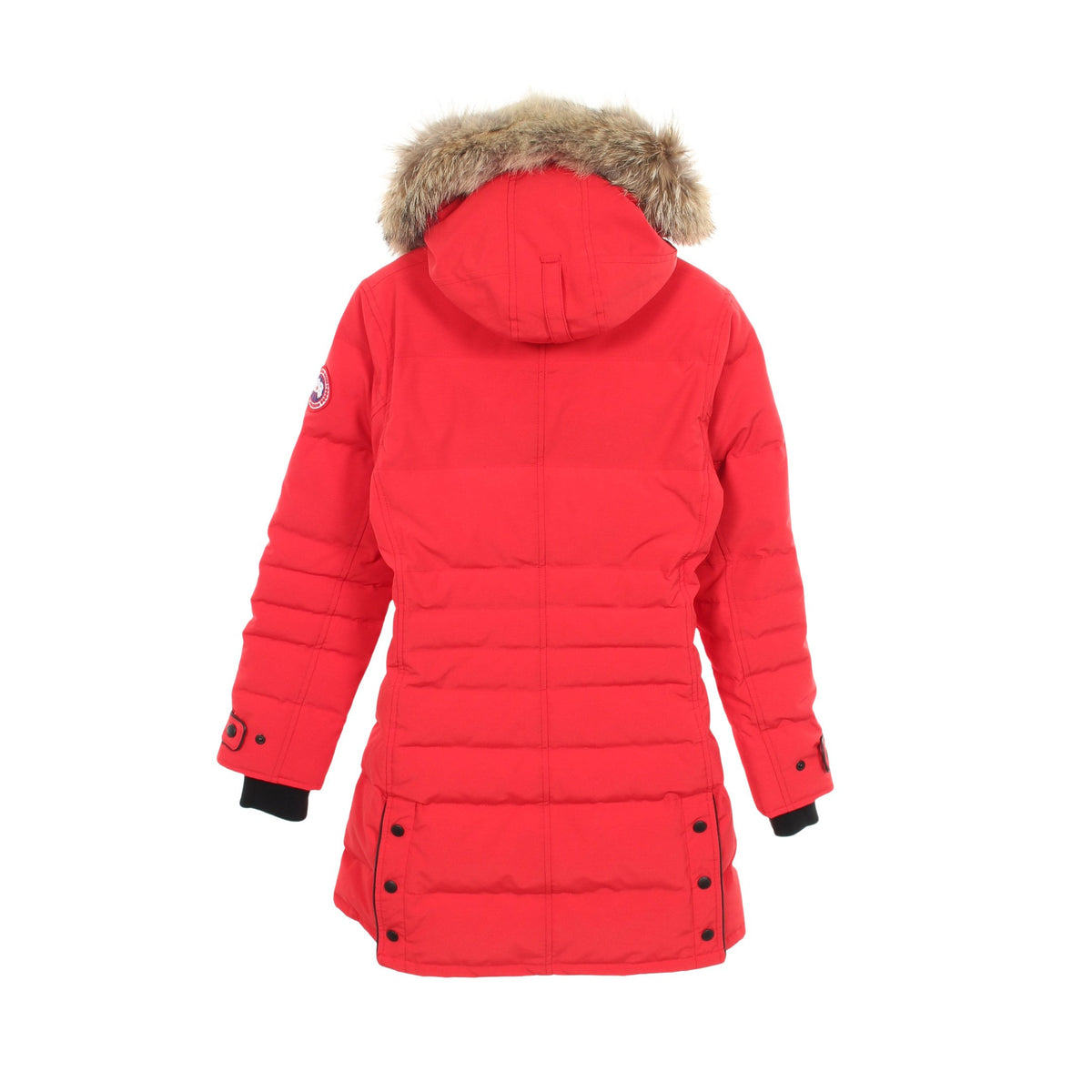 LORETTE PARKA FUSION FIT ロレッタ フード付き ダウンコート コットン レッド カナダグース