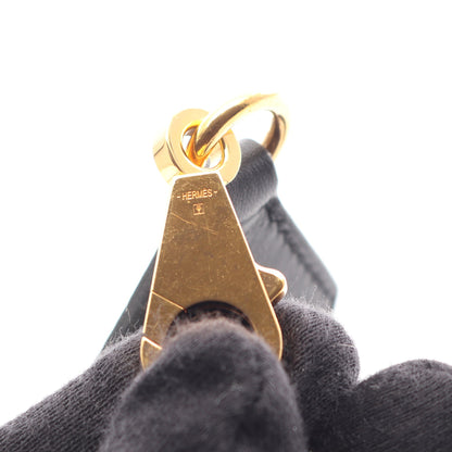 ケリーポケット バンドリエール ショルダーストラップ ヴォースイフト ヴォーエプソン ブラック ゴールド金具 Z刻印 エルメス