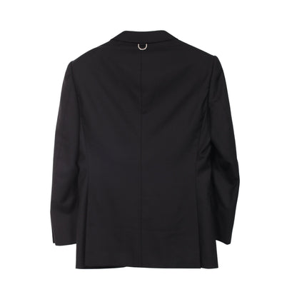 RING JACKET テーラードジャケット ウール ブラック マスターマインドジャパン