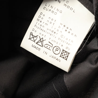 RING JACKET テーラードジャケット ウール ブラック マスターマインドジャパン
