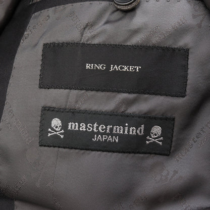 RING JACKET テーラードジャケット ウール ブラック マスターマインドジャパン