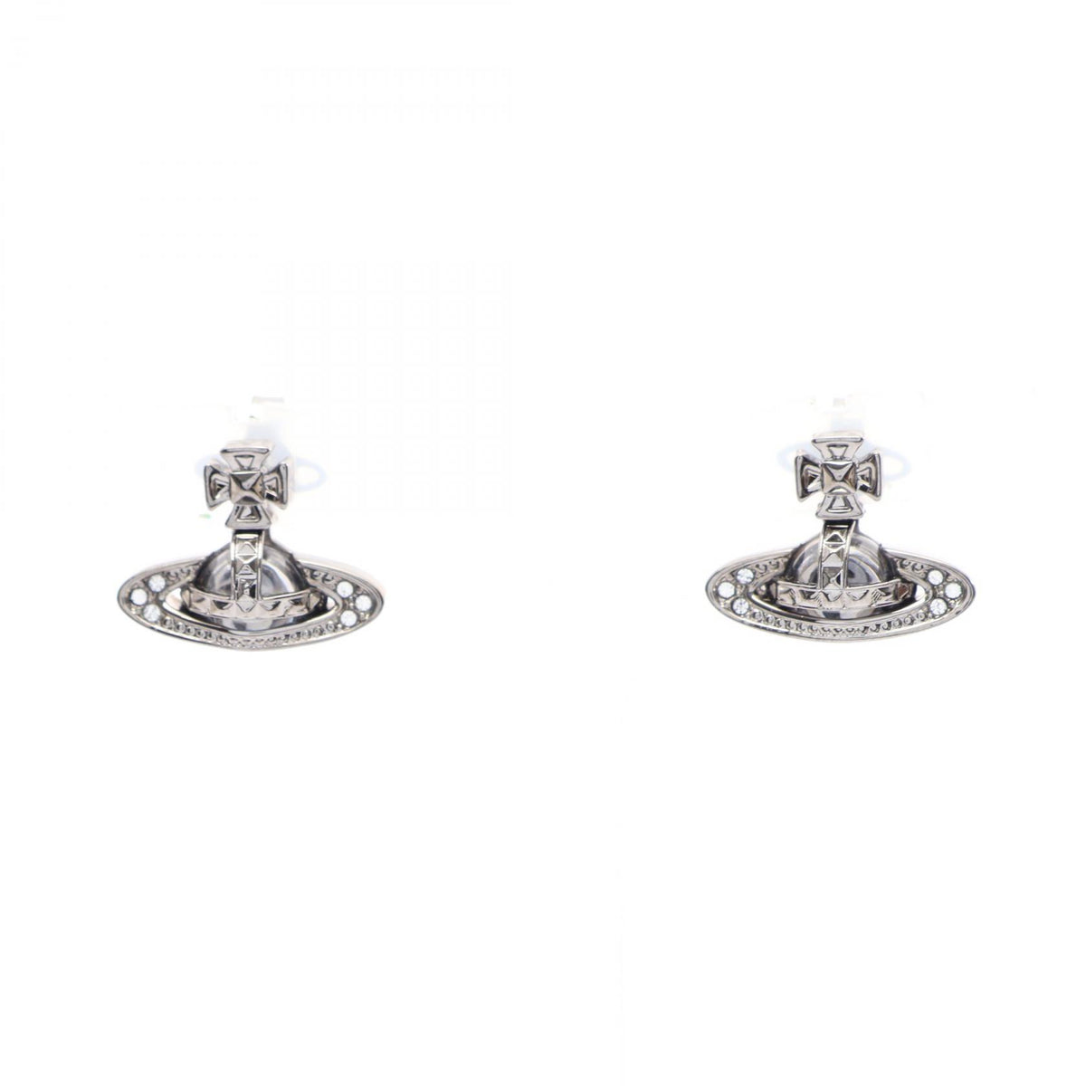 PINA BAS RELIEF EARRINGS ピナ バス レリーフ ピアス その他  ラインストーン シルバー クリア ヴィヴィアンウエストウッド