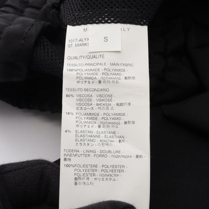 レイヤード パンツ ナイロン ブラック アリクス