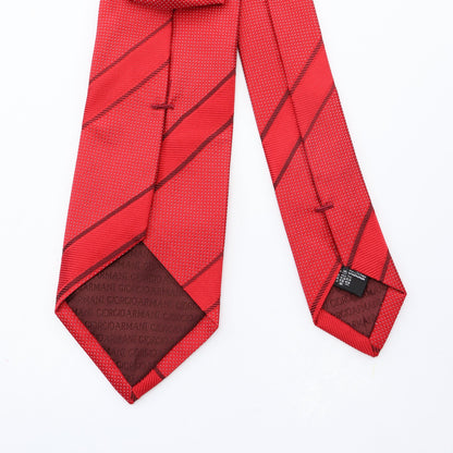 ネクタイ シルク レッド ジョルジオアルマーニ 財布・小物 GIORGIO ARMANI