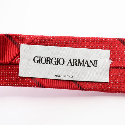 ネクタイ シルク レッド ジョルジオアルマーニ 財布・小物 GIORGIO ARMANI