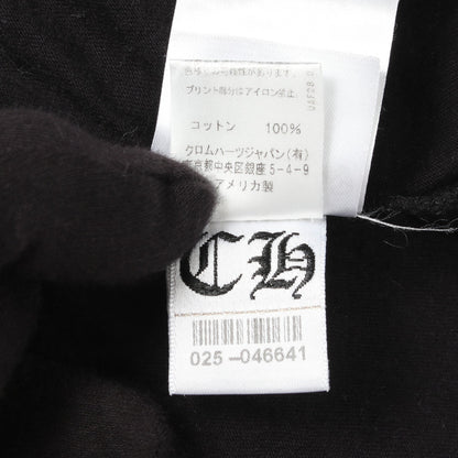 バックアーチ ロゴ USA プリント 半袖Tシャツ コットン ブラック クロムハーツ