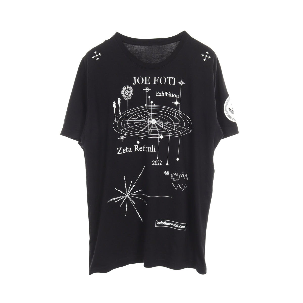 JOE FOTI EXHIBITION 2022 半袖Tシャツ コットン ブラック クロムハーツ