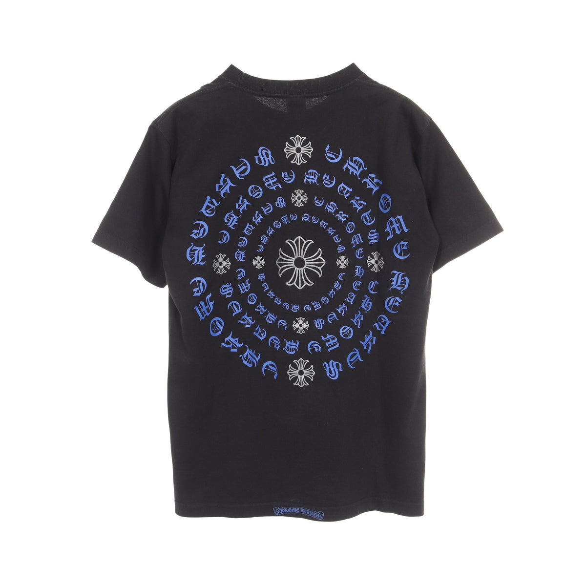 CHプラス バックプリント ポケット付き 半袖Tシャツ コットン ブラック ブルー クロムハーツ