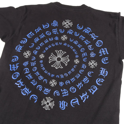 CHプラス バックプリント ポケット付き 半袖Tシャツ コットン ブラック ブルー クロムハーツ
