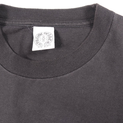 CHプラス バックプリント ポケット付き 半袖Tシャツ コットン ブラック ブルー クロムハーツ