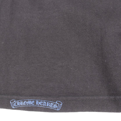 CHプラス バックプリント ポケット付き 半袖Tシャツ コットン ブラック ブルー クロムハーツ