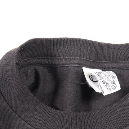 CHプラス バックプリント ポケット付き 半袖Tシャツ コットン ブラック ブルー クロムハーツ