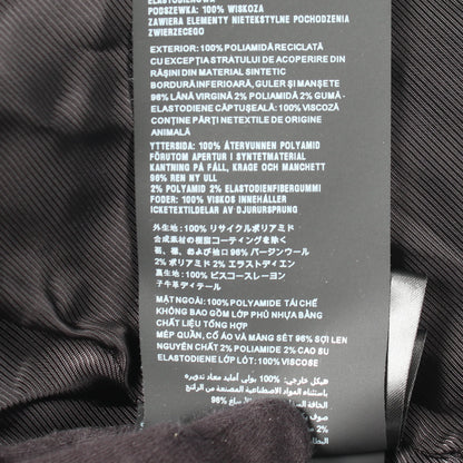 Re-Nylon トライアングルロゴ ブルゾン ナイロン ウール ブラック プラダ