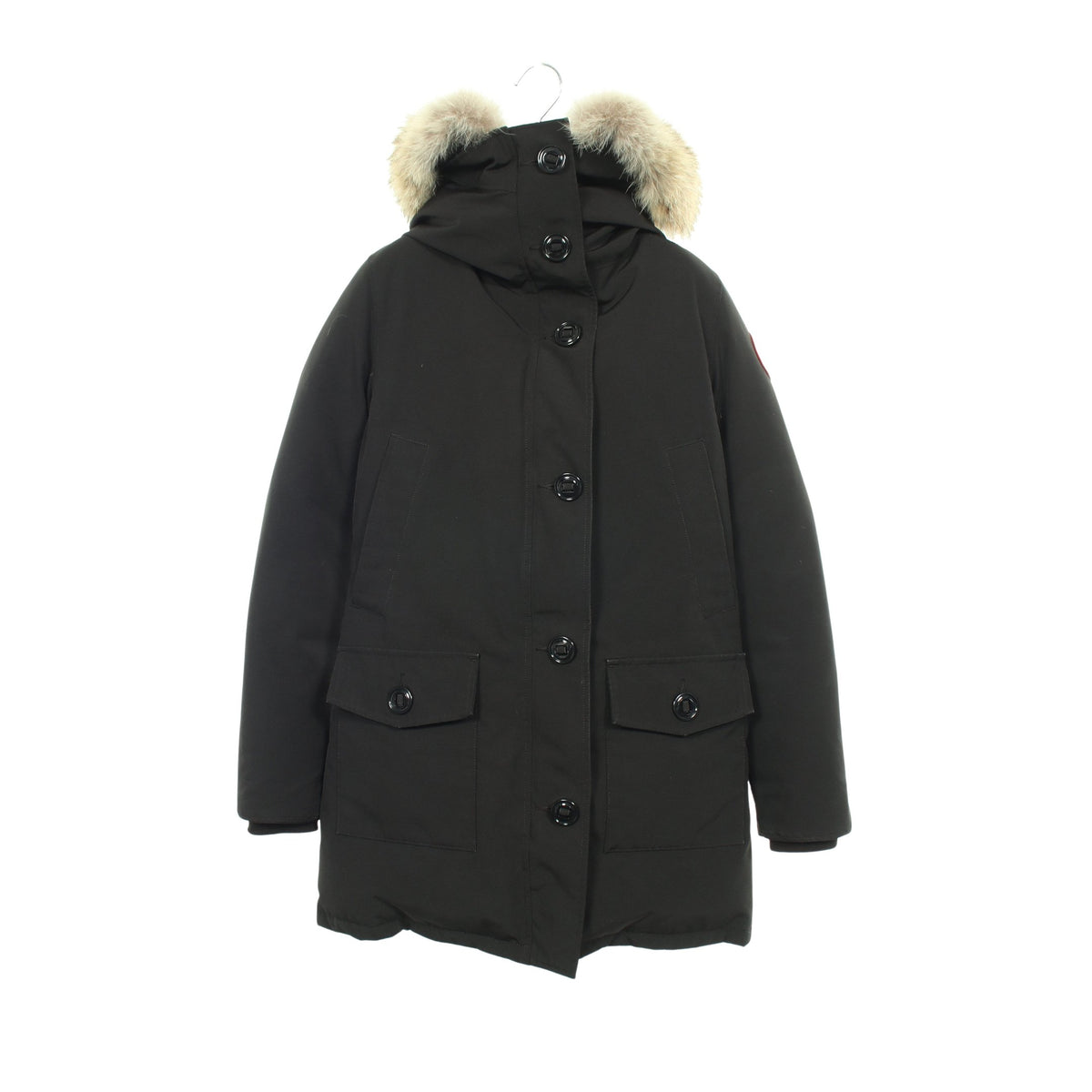 BRONTE PARKA ブロンテパーカ フード付き ダウンコート ブラック カナダグース
