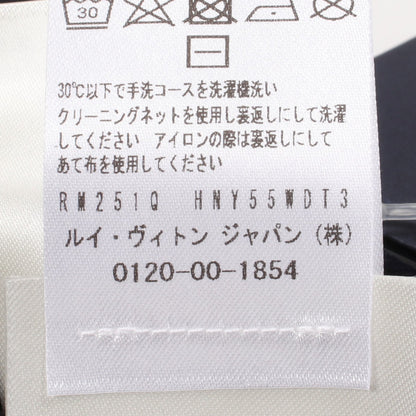 エンボスLV インサイドアウト 半袖Tシャツ コットン ダークネイビー ルイヴィトン