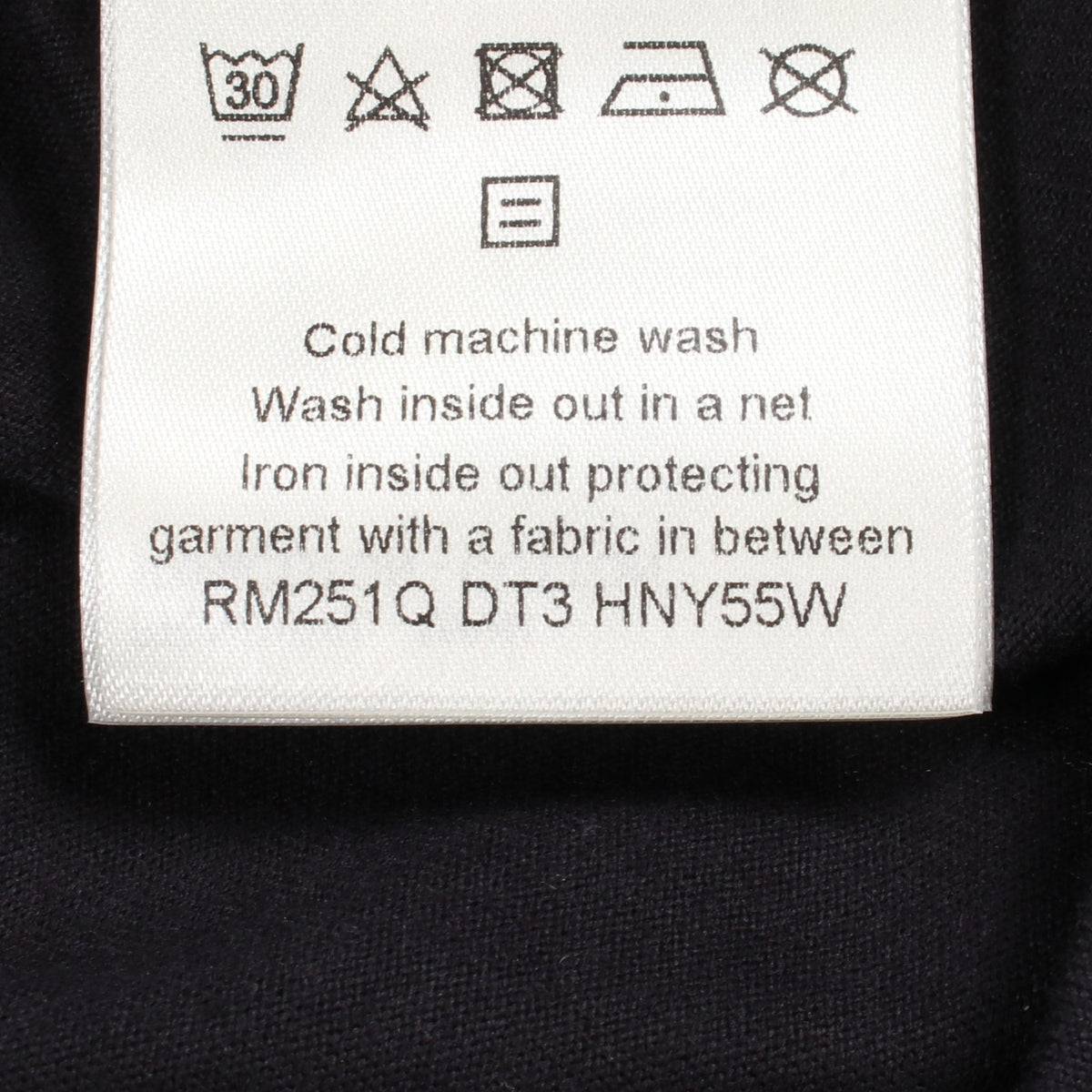 エンボスLV インサイドアウト 半袖Tシャツ コットン ダークネイビー ルイヴィトン