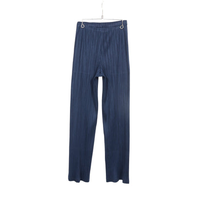 プリーツ イージーパンツ ネイビー プリーツプリーズ ボトムス PLEATS PLEASE