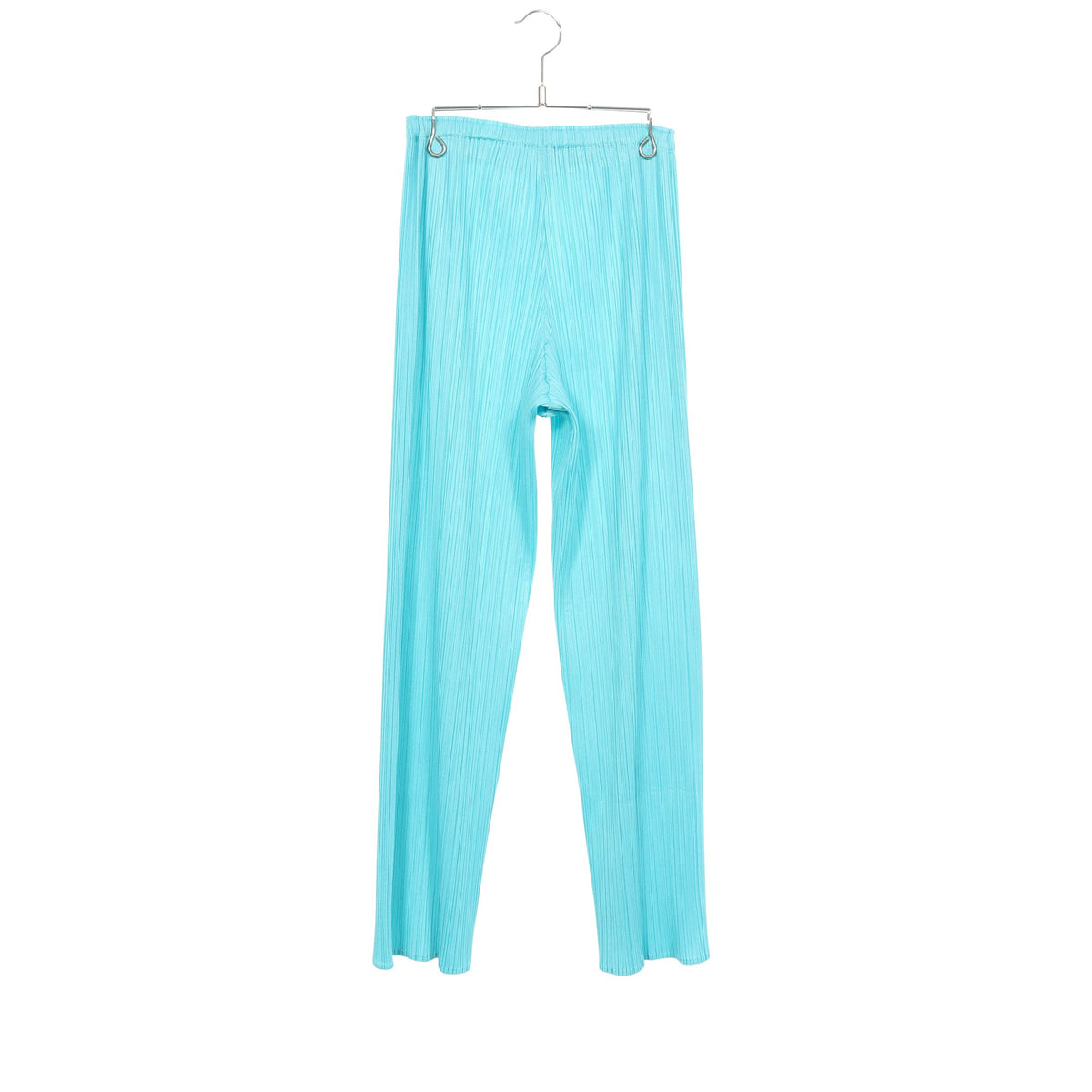 プリーツ イージーパンツ ターコイズブルー プリーツプリーズ ボトムス PLEATS PLEASE
