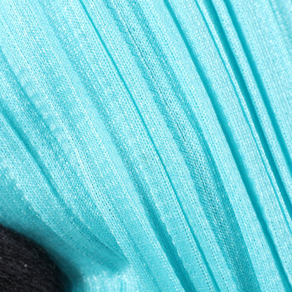 プリーツ イージーパンツ ターコイズブルー プリーツプリーズ ボトムス PLEATS PLEASE