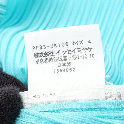 プリーツ カットソー ターコイズブルー プリーツプリーズ