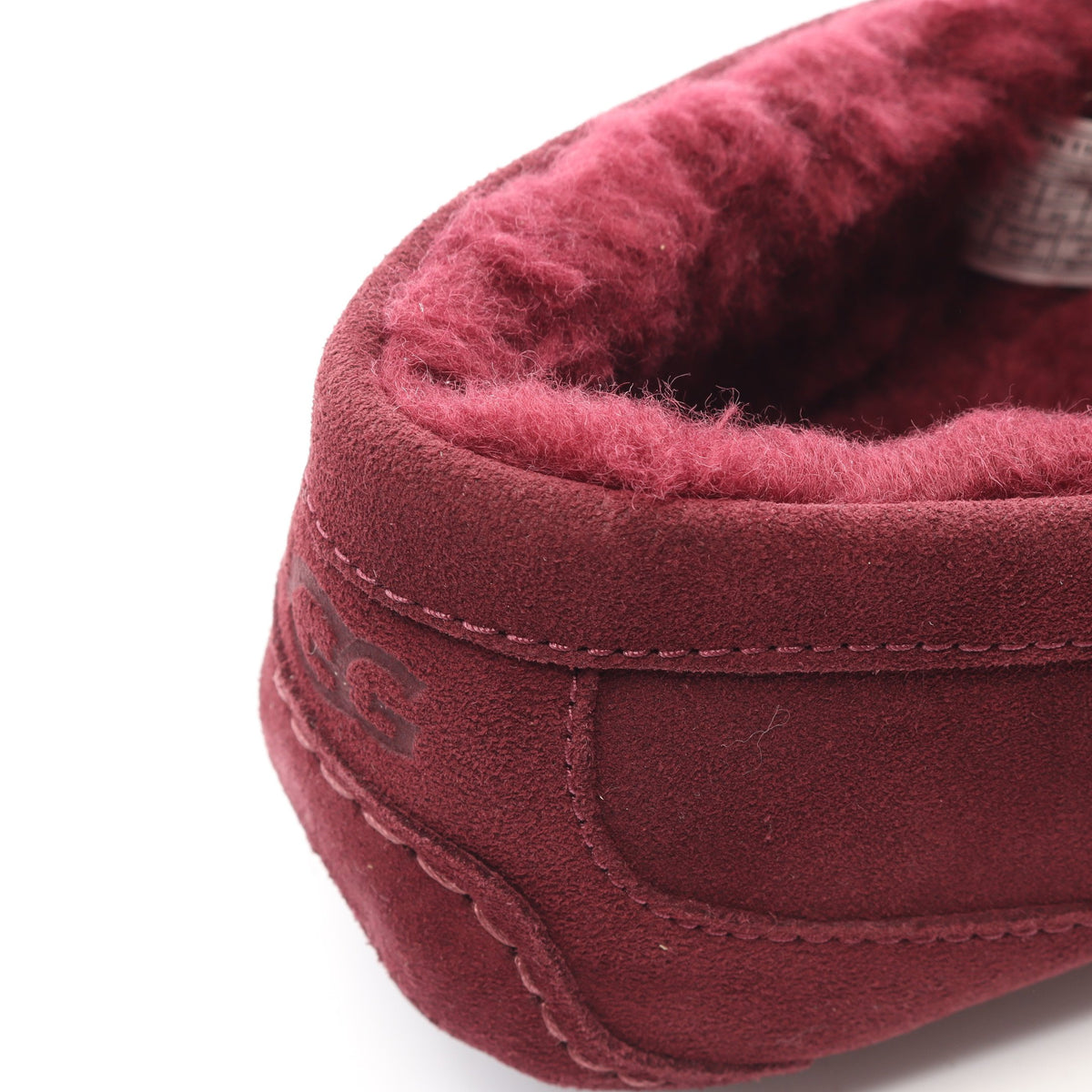 Ascot アスコット モカシン スエード ボルドー アグオーストラリア