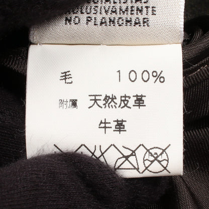 長袖 ワンピース カシミヤ グレーグリーン エルメス