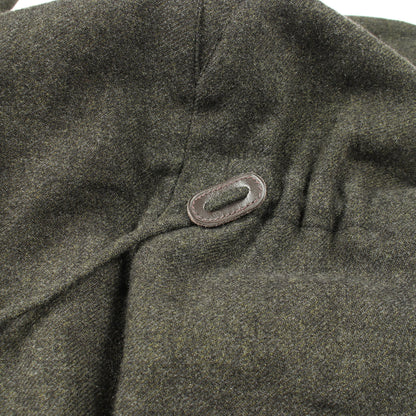 長袖 ワンピース カシミヤ グレーグリーン エルメス