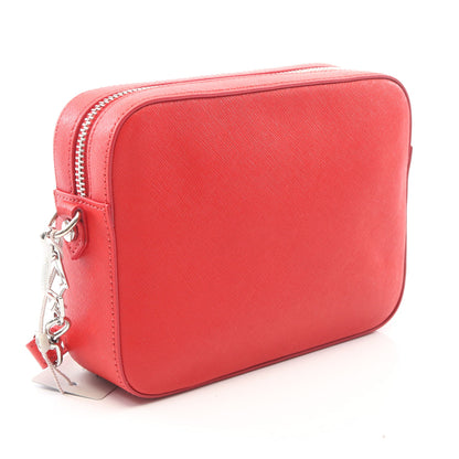 CAMERA BAG ショルダーバッグ レザー レッド ヴィヴィアンウエストウッド