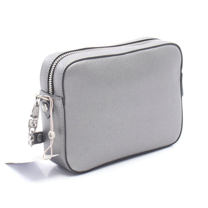 CAMERA BAG ショルダーバッグ レザー グレー ヴィヴィアンウエストウッド