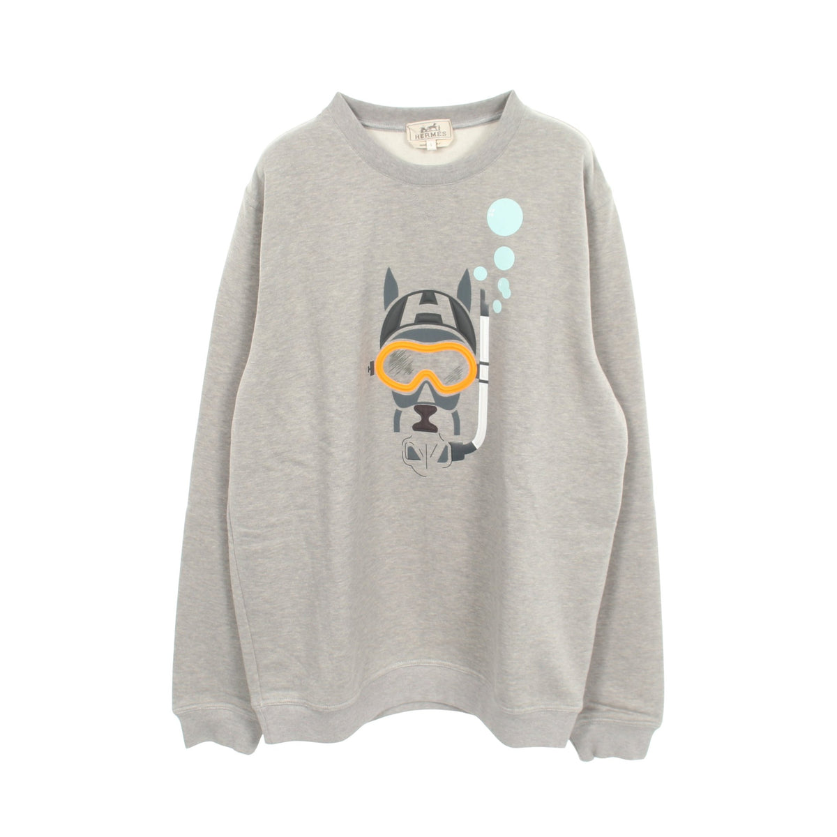 Scub'H スウェットシャツ コットン グレー エルメス