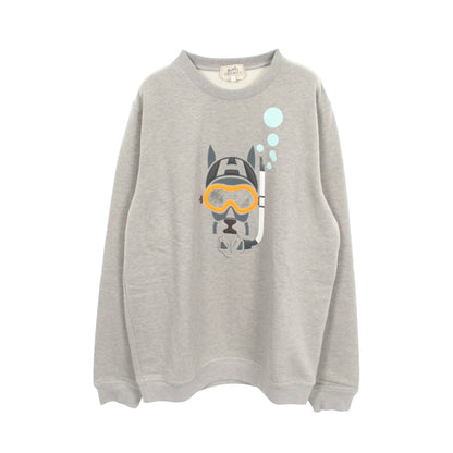 Scub'H スウェットシャツ コットン グレー エルメス