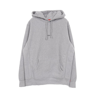 Micro Logo Hooded Sweatshirt 裏起毛 プルオーバーパーカー コットン グレー シュプリーム トップス Supreme