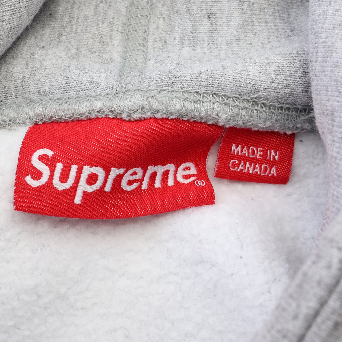 Micro Logo Hooded Sweatshirt 裏起毛 プルオーバーパーカー コットン グレー シュプリーム トップス Supreme
