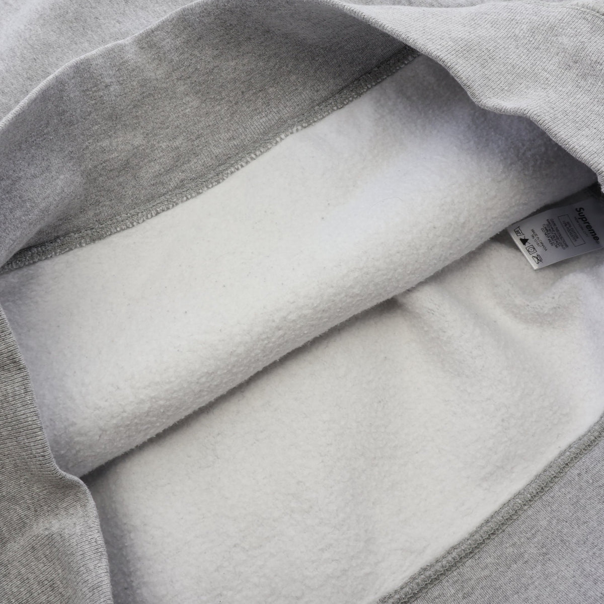 Micro Logo Hooded Sweatshirt 裏起毛 プルオーバーパーカー コットン グレー シュプリーム トップス Supreme