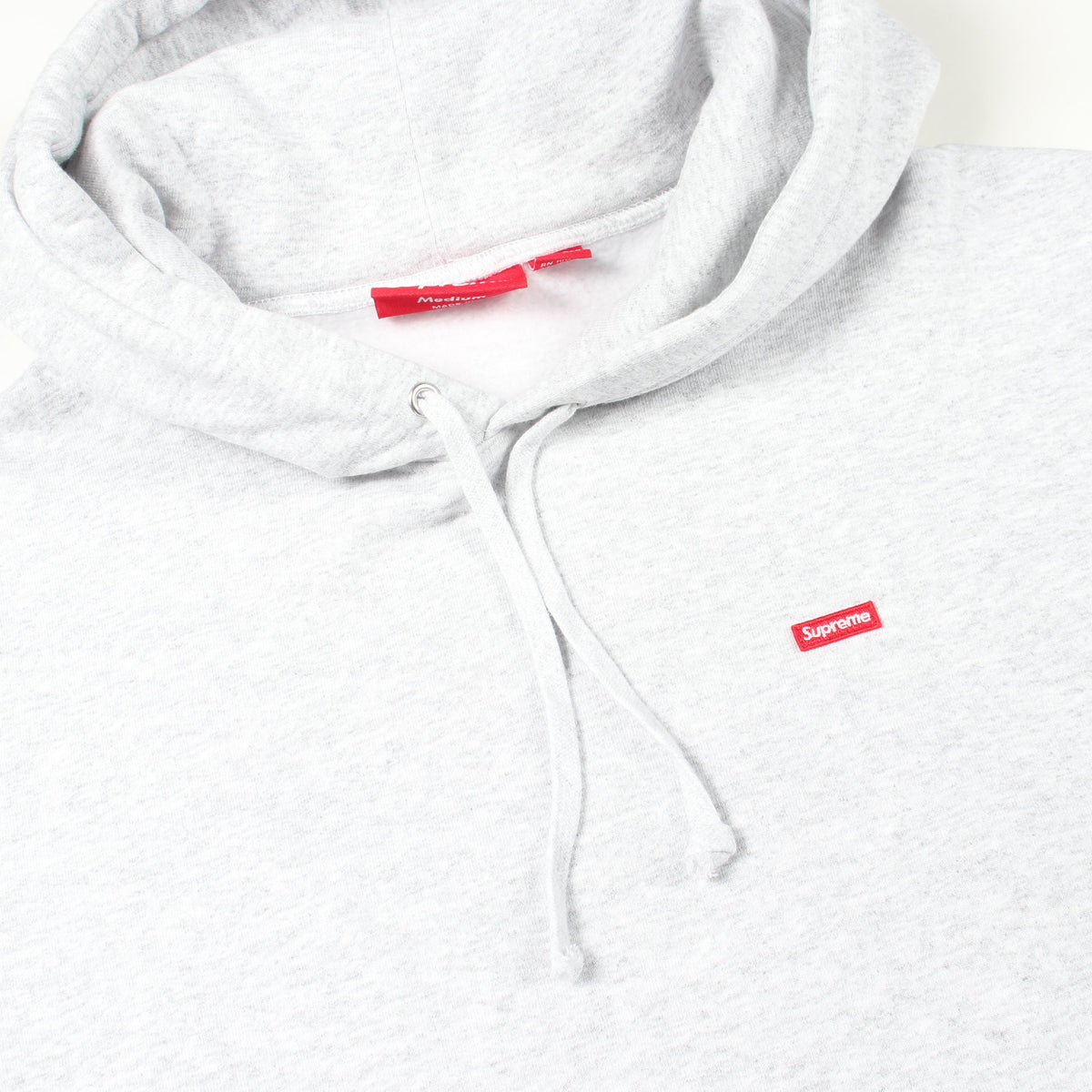 25AW Small Box Logo Hooded Sweatshirt プルオーバーパーカー コットン ライトグレー シュプリーム