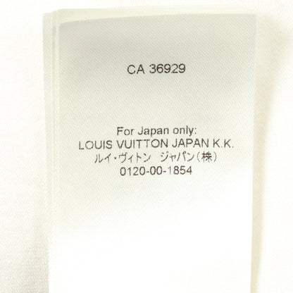 エンボスLVロゴ 長袖Tシャツ コットン ホワイト ルイヴィトン