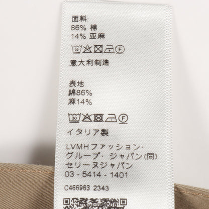 カーゴパンツ コットン リネン ベージュ セリーヌ
