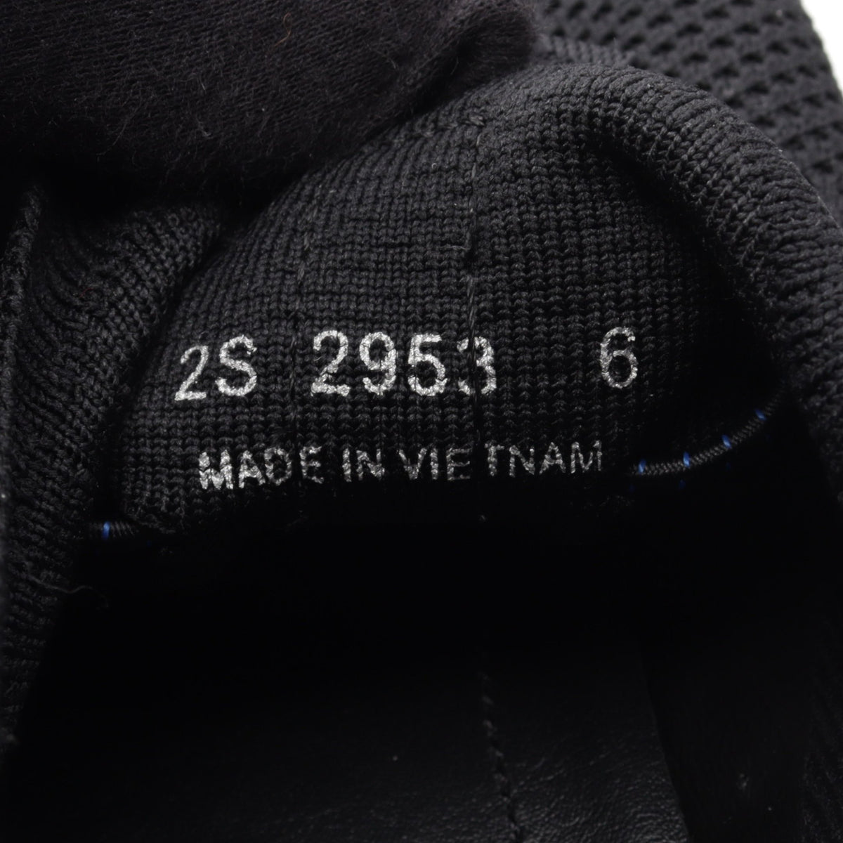 ニットソックス メッシュ スニーカー ファブリック ブラック プラダ