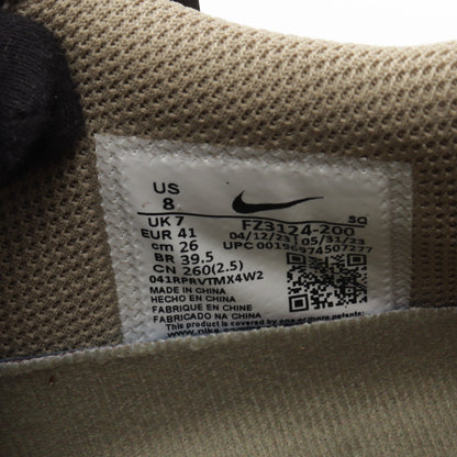 Nike × Travis Scott エアジョーダン 1 LOW G NRG スニーカー レザー ファブリック カーキグリーン オフホワイト ブラック ナイキ