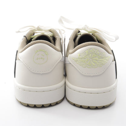 Nike × Travis Scott エアジョーダン 1 LOW G NRG スニーカー レザー ファブリック カーキグリーン オフホワイト ブラック ナイキ