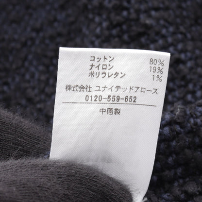 ニット スカート コットン ネイビー ブラック ドゥロワー
