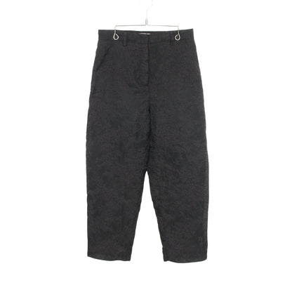 SAMI TROUSERS 花柄 エンボス加工 パンツ コットン ブラック セシリーバンセン