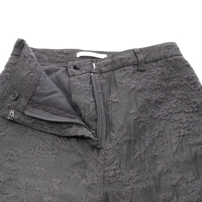 SAMI TROUSERS 花柄 エンボス加工 パンツ コットン ブラック セシリーバンセン