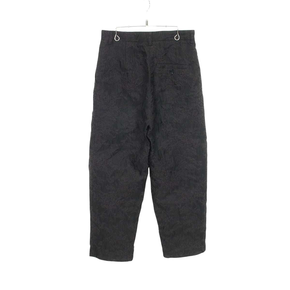 SAMI TROUSERS 花柄 エンボス加工 パンツ コットン ブラック セシリーバンセン