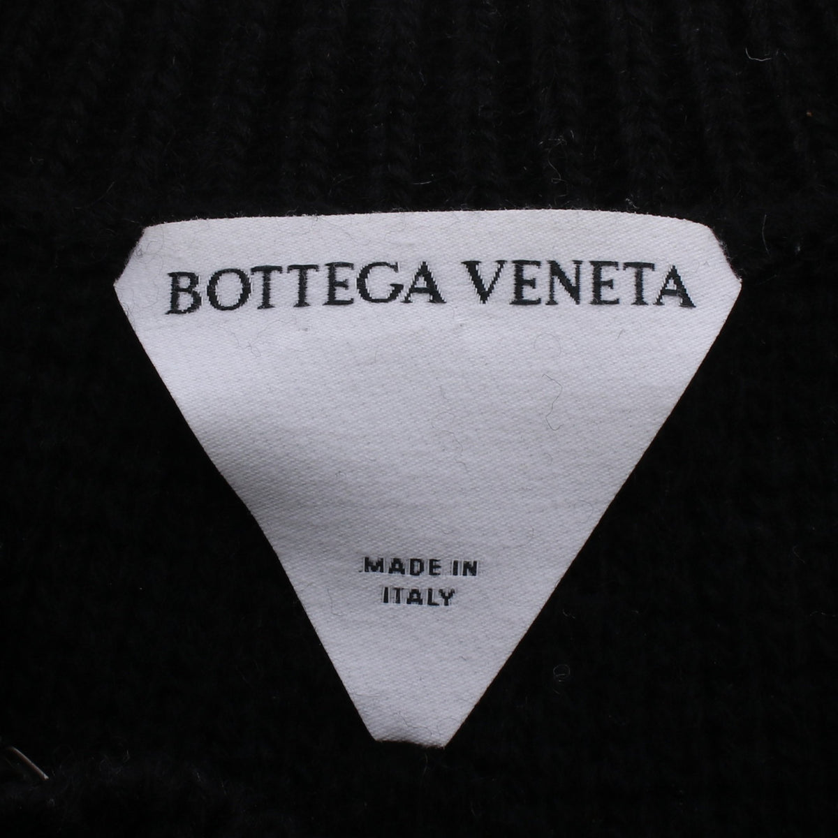 メタルリング セーター ニット ウール ブラック ボッテガヴェネタ トップス BOTTEGA VENETA